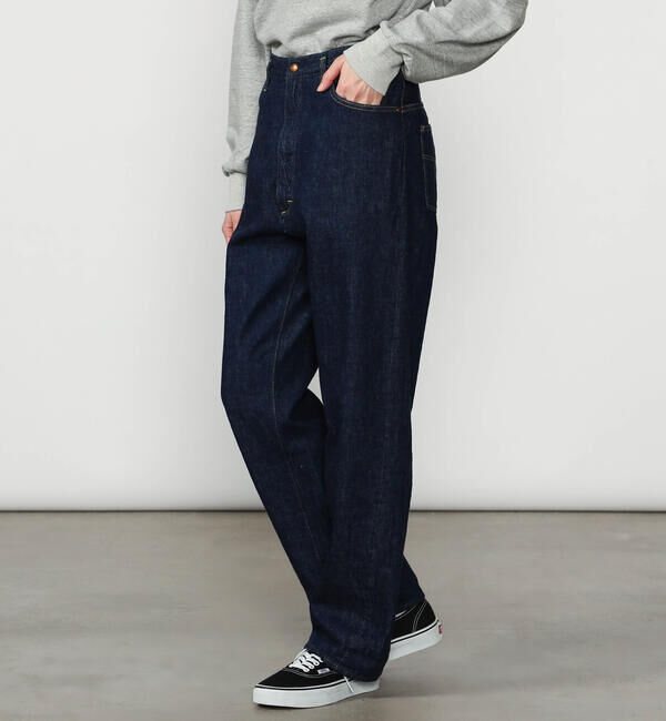  「orSlow | HIGH WAIST SELVEDGE DENIM PANTS WOMEN」|デニム|