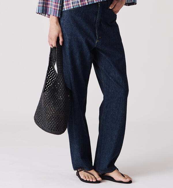  「orSlow | HIGH WAIST SELVEDGE DENIM PANTS WOMEN」|デニム|
