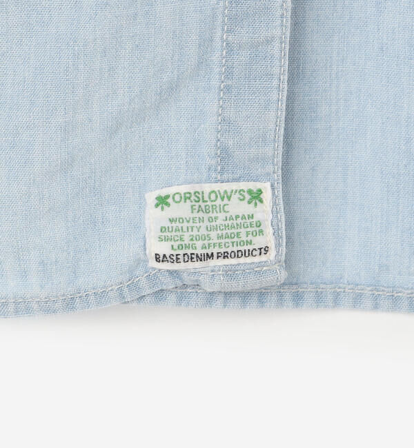  「orSlow | シャンブレー ワークシャツ MEN」|シャツ・ブラウス|