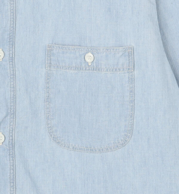  「orSlow | シャンブレー ワークシャツ MEN」|シャツ・ブラウス|