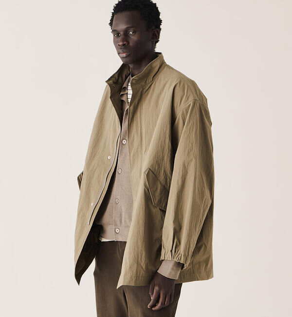 ORCIVAL「ORCIVAL | ペーパーライクナイロン スタンドカラージャケット MEN」|テーラードジャケット|