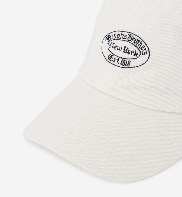  「Brooks Brothers |〈別注〉コットンツイル ベースボールキャップ WHITE UNISEX」|キャップ・キャスケット|
