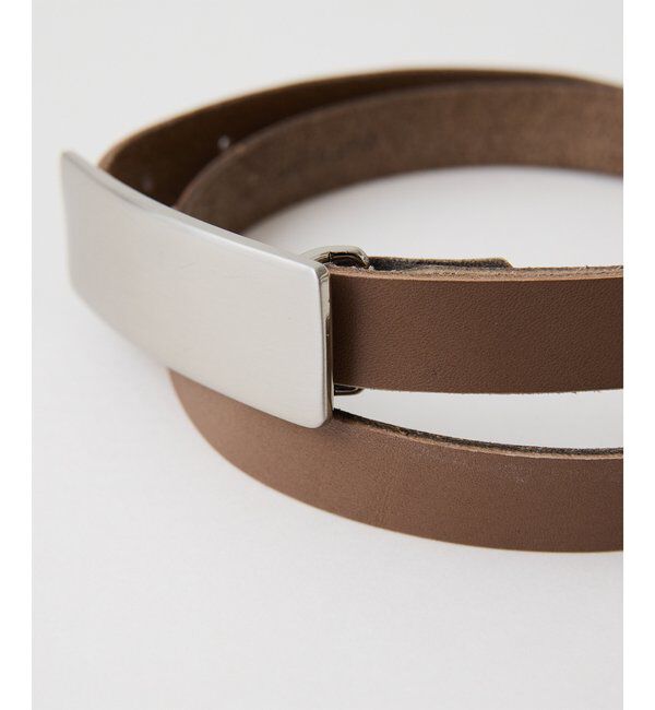 THE PAUSE「＜WEB限定＞【THE PAUSE】プレートバックルベルト」|ベルト|