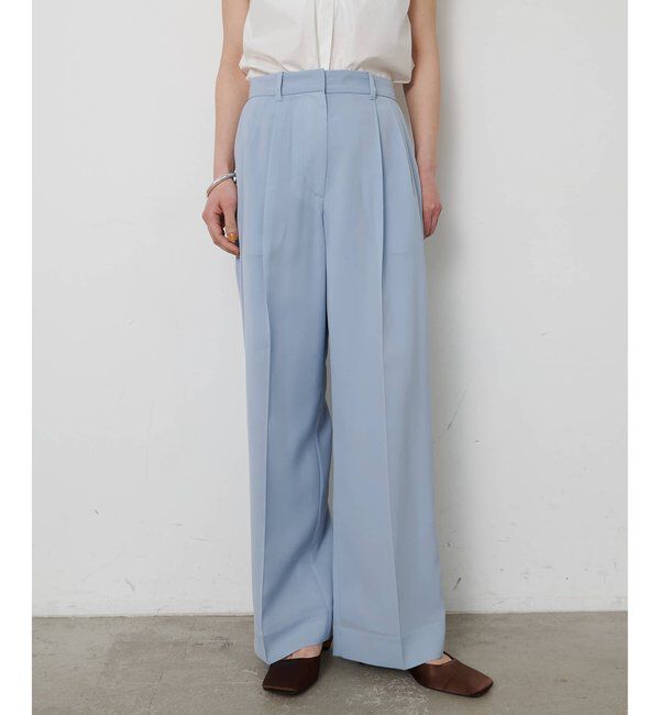 THE PAUSE「＜WEB限定＞【THE PAUSE】タックパンツ」|チノ|