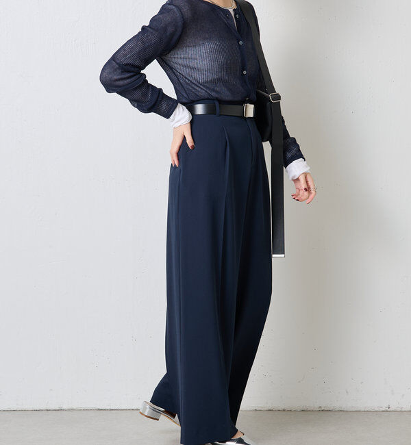  「ジャージワイドパンツ」|チノ|