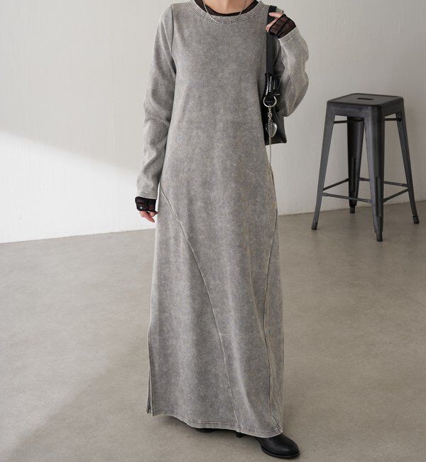  「Q.anos チュールドッキングワンピース」|ワンピース|