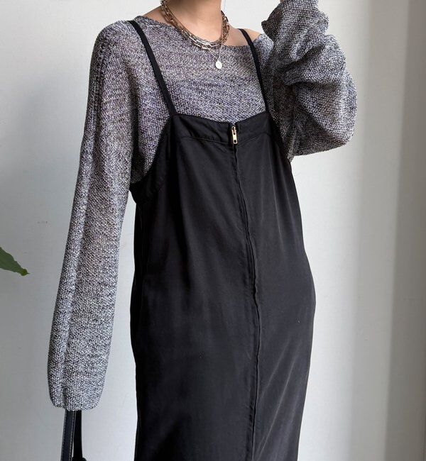  「リヨセルデニムジャンスカ」|ワンピース|ブラックその他2