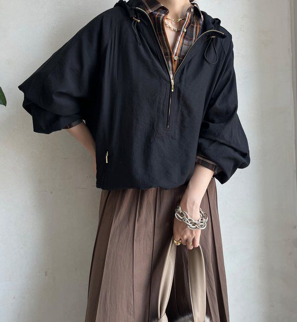  「シアーアノラック」|シャツ・ブラウス|ブラック