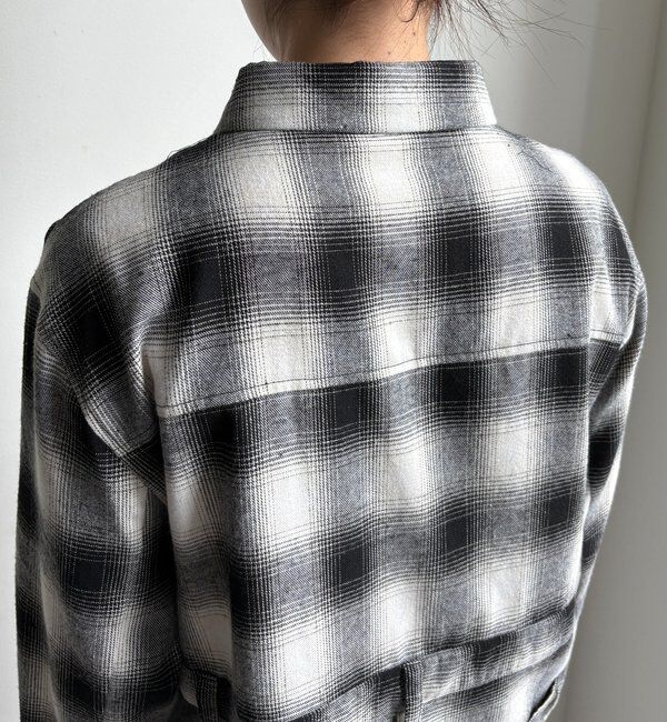  「オンブレチェックワンピース」|ワンピース|