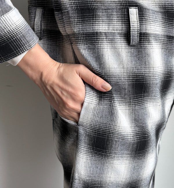  「オンブレチェックワンピース」|ワンピース|