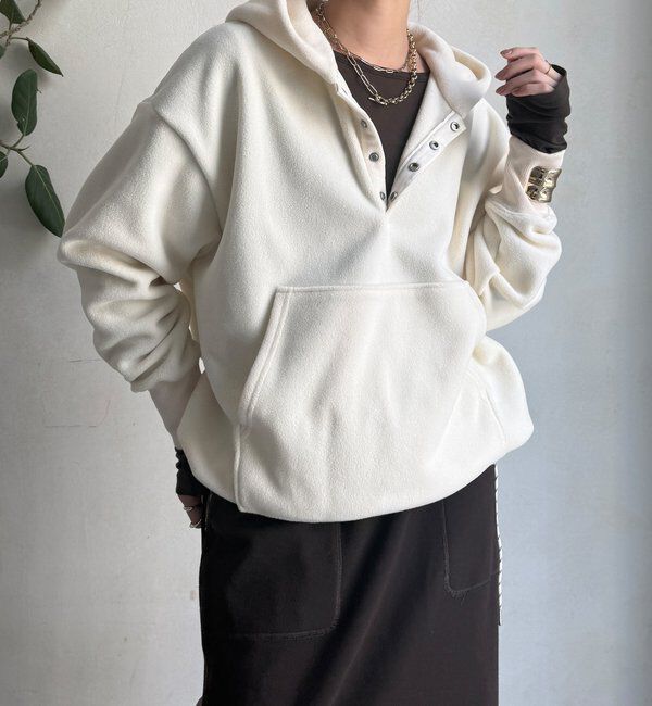  「フリーススナッププルオーバー」|Tシャツ・カットソー|オフホワイト