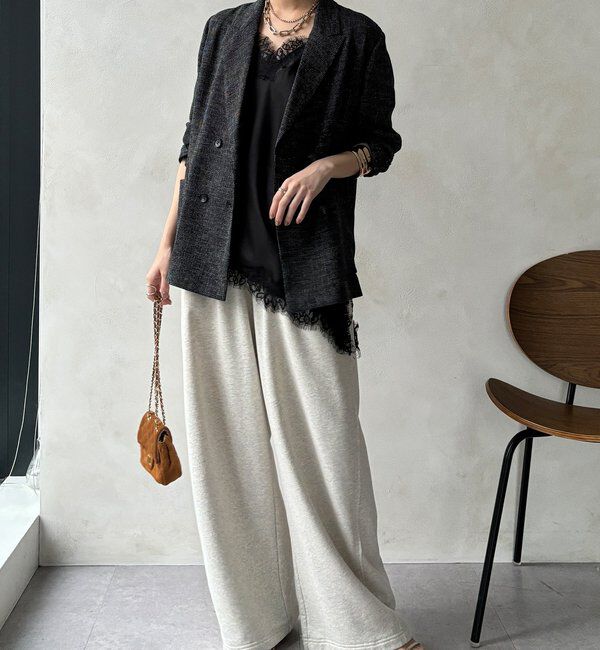  「ショート丈アシメレースキャミ」|シャツ・ブラウス|