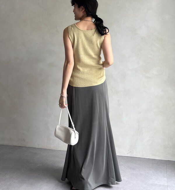  「前後2WAYラメニットタンク」|ニット・セーター|