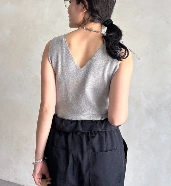  「前後2WAYラメニットタンク」|ニット・セーター|