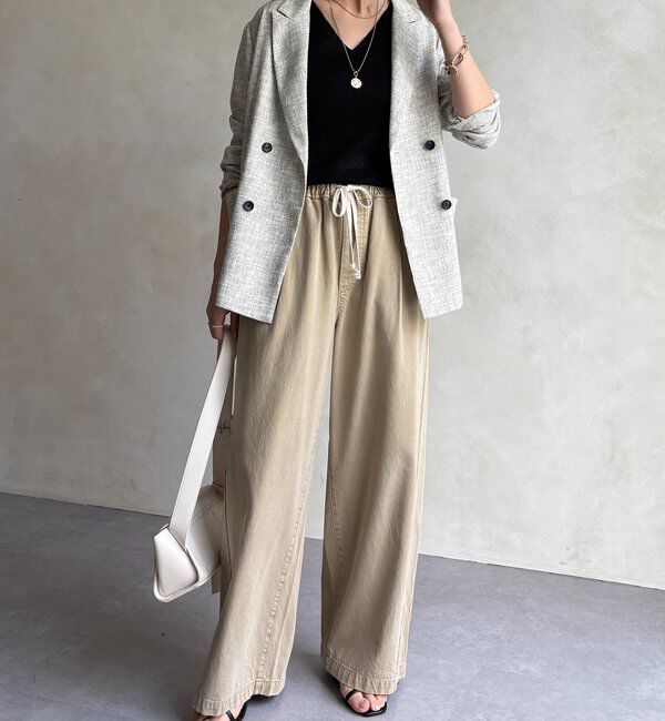  「前後2WAYラメニットタンク」|ニット・セーター|