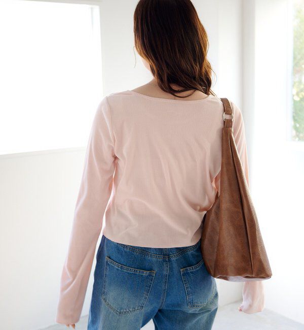  「カットベロアボタンカーディガン」|Tシャツ・カットソー|