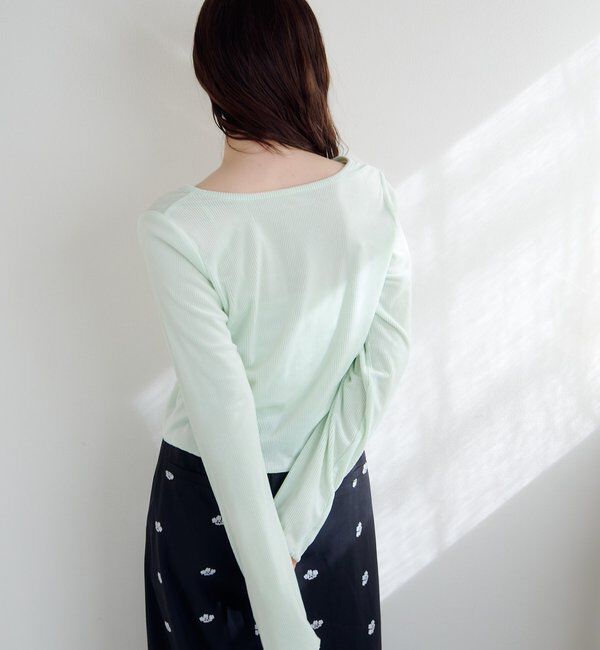  「カットベロアボタンカーディガン」|Tシャツ・カットソー|