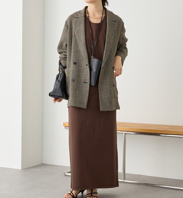  「【接触冷感・紫外線防止素材】ゴブソデカットソーワンピース」|ワンピース|