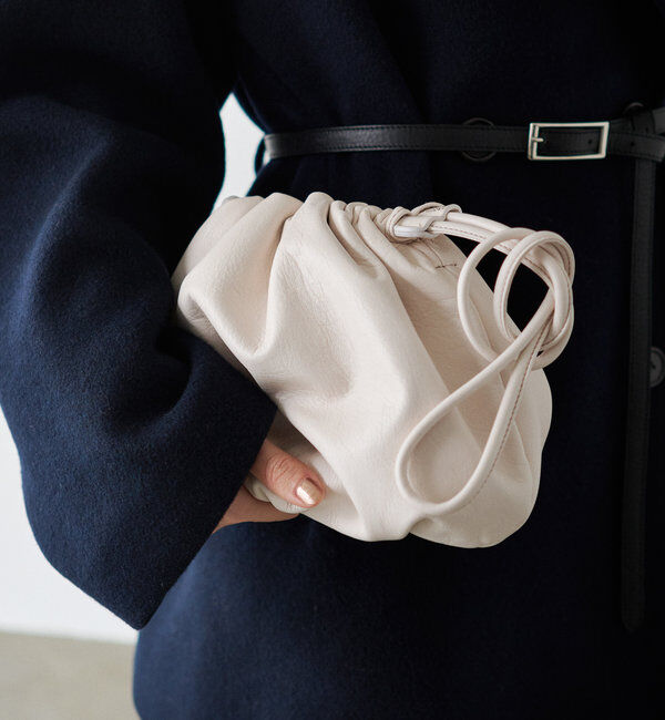  「レザー巾着4WAYショルダーバッグ」|ショルダー・メッセンジャー|