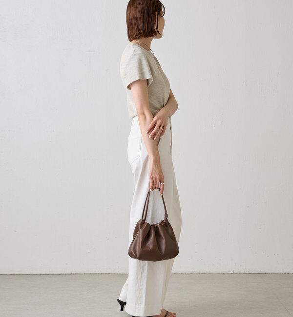  「レザー巾着4WAYショルダーバッグ」|ショルダー・メッセンジャー|