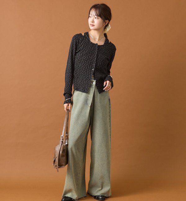  「花柄ホルターロングＴシャツ」|Tシャツ・カットソー|