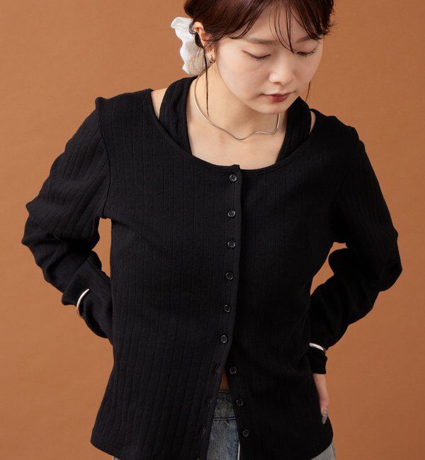  「花柄ホルターロングＴシャツ」|Tシャツ・カットソー|