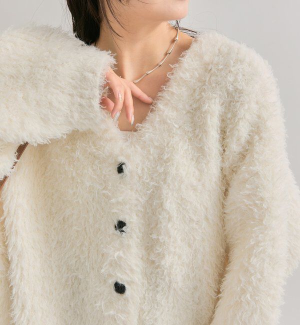  「ループボタン カーディガン」|カーディガン|