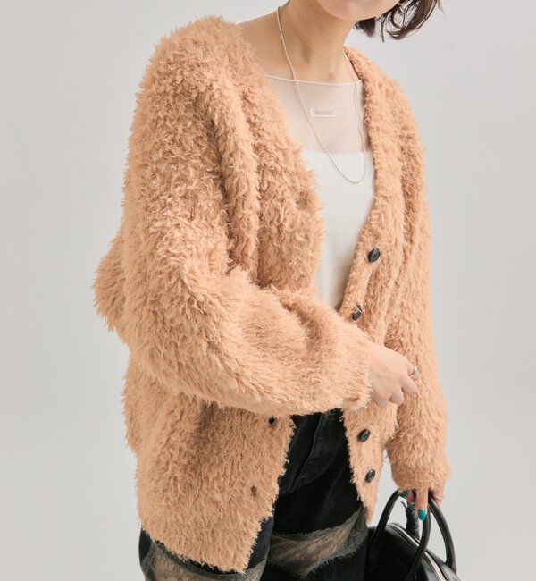  「ループボタン カーディガン」|カーディガン|