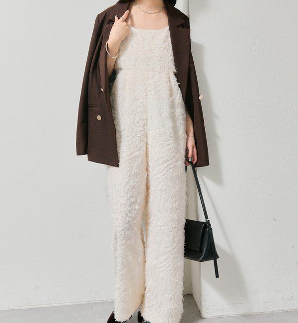  「フリンジオールインワン」|オールインワン|アイボリー