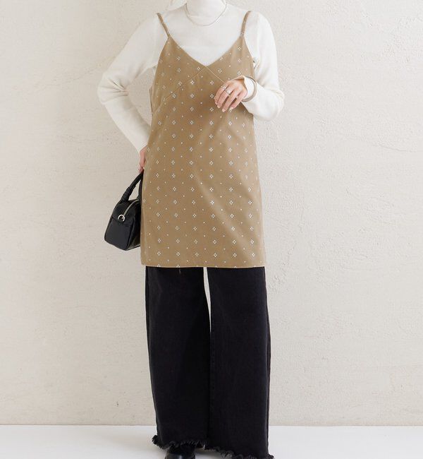  「シャイニーベロアミニキャミワンピース」|ワンピース|