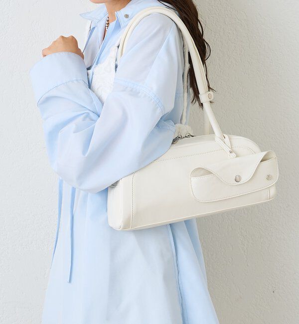  「メガネホルダー付きラウンドBAG」|トートバッグ|