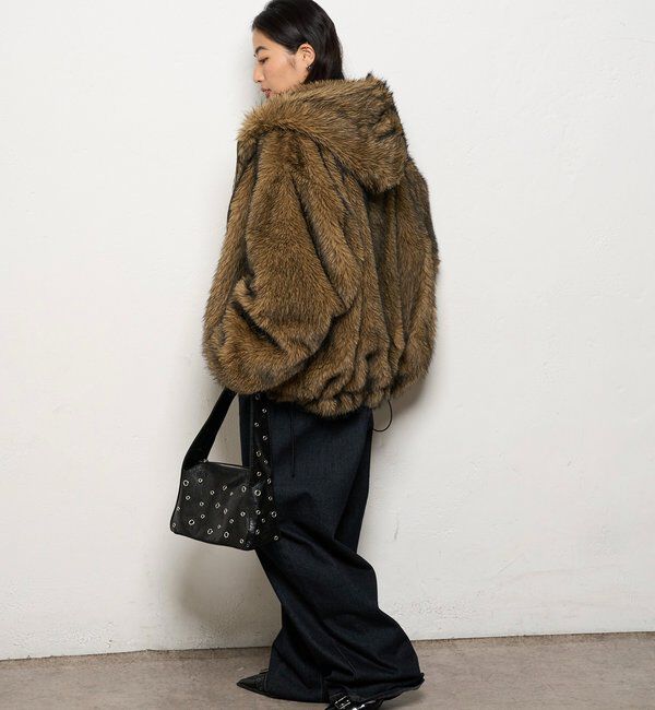  「【お気に入りNO.1】2WAY リバーシブルファーブルゾン」|ブルゾン・スタジャン|