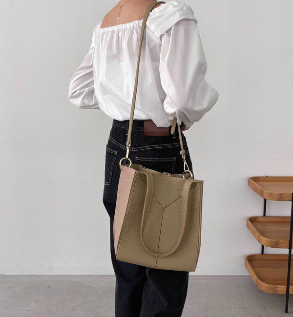  「【S/Lサイズ展開あり】ブロッキングバッグ L」|トートバッグ|