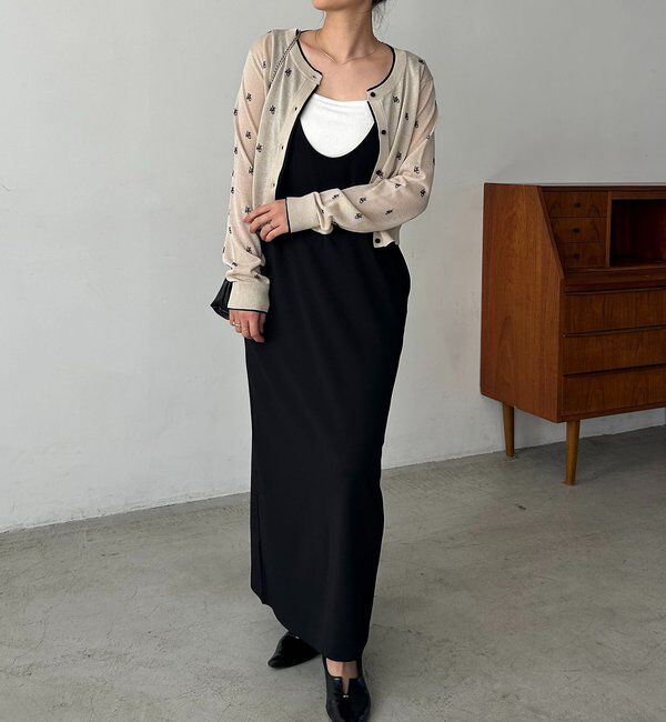  「【tani企画】UネックIラインワンピース」|ワンピース|