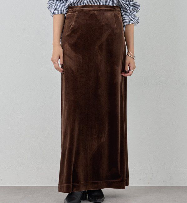  「ベロアタイトスカート」|スカート|