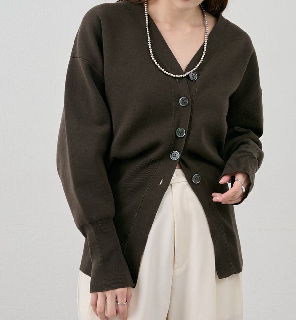  「スムースシェイプカーディガン」|カーディガン|