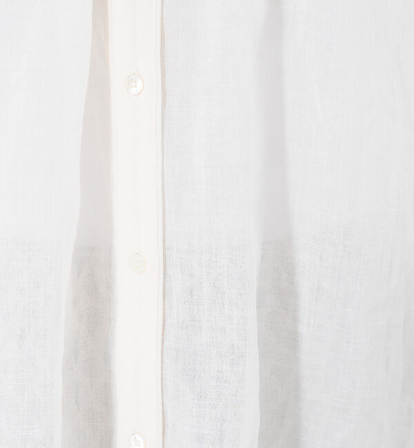 collex「【WEB限定】リネンギャザーブラウス」|シャツ・ブラウス|