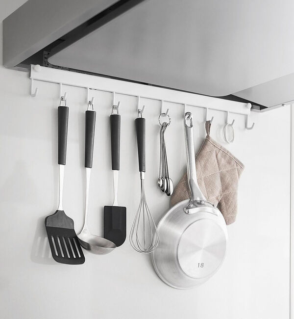 collex「【tower】 レンジフードフック10連 キッチン収納 フック掛け」|食器・キッチングッズ|