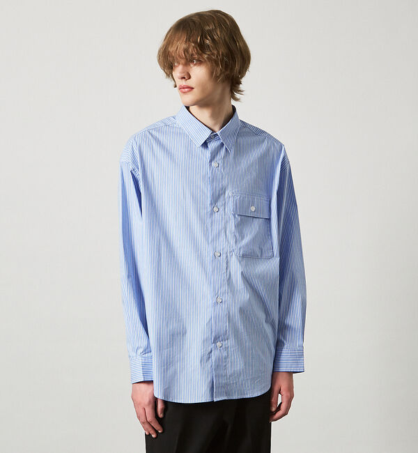 ABAHOUSE「クリア ストライプ レギュラーカラーシャツ」|シャツ・ブラウス|