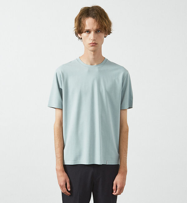 ABAHOUSE「【定番】ドレスポンチ クルーネック 半袖Tシャツ / ストレッチ 冷涼感」|Tシャツ・カットソー|