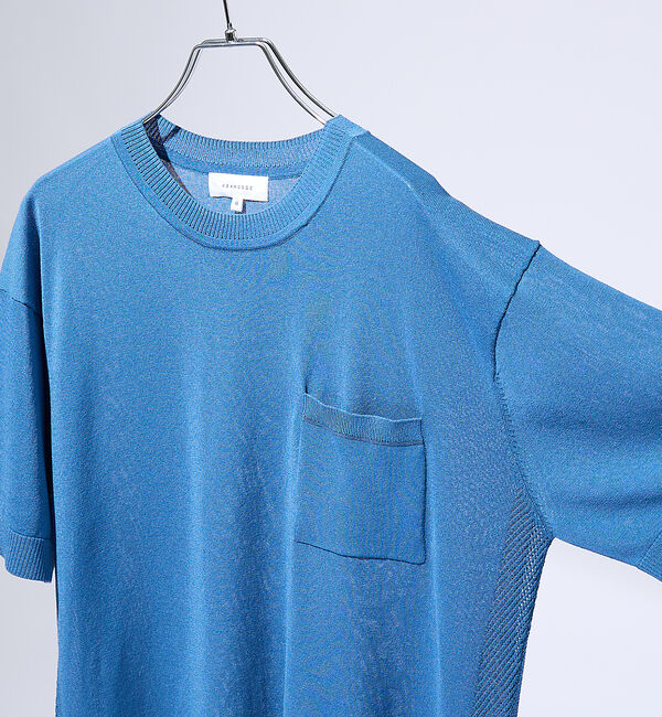 ABAHOUSE「メッシュニット シアーTシャツ/ サマーニット」|Tシャツ・カットソー|