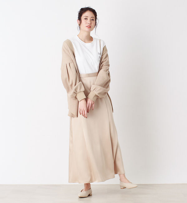 Rouge vif「サスペンダー付きマーメイドスカート」|スカート|