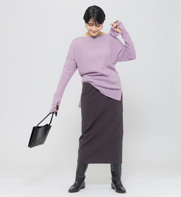 Rouge vif「フレスリーブリブカットソー」|Tシャツ・カットソー|