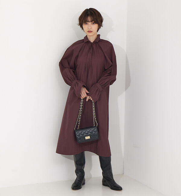 Rouge vif「2WAY襟タックワンピース」|ワンピース|