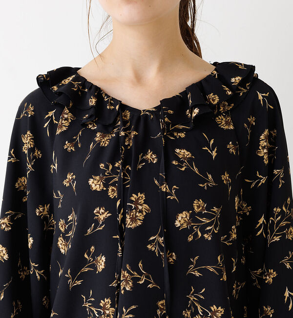 Rouge vif「【セットアップ対応】フラワープリントブラウス」|シャツ・ブラウス|