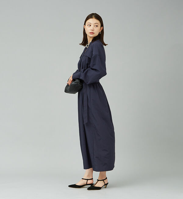 Rouge vif「ウエストマークシャツワンピース」|ワンピース|