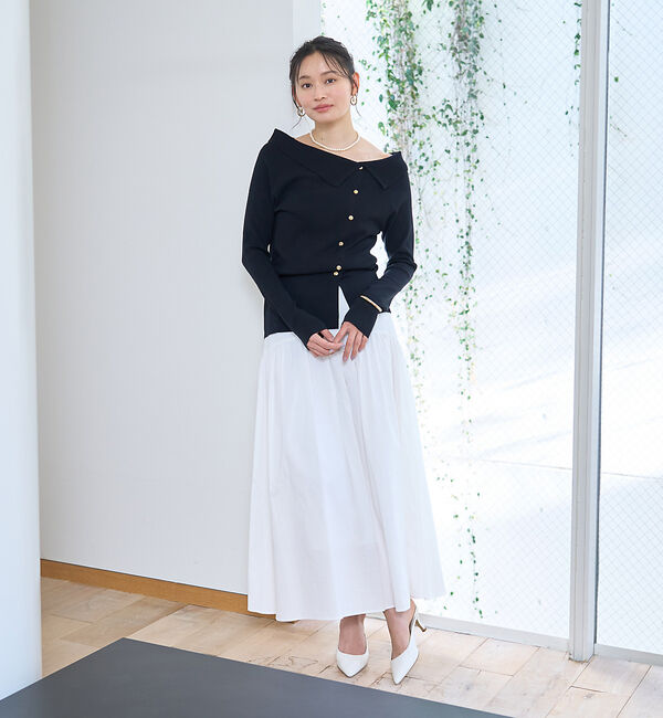 Rouge vif「オフショルレディニットプルオバー」|ニット・セーター|