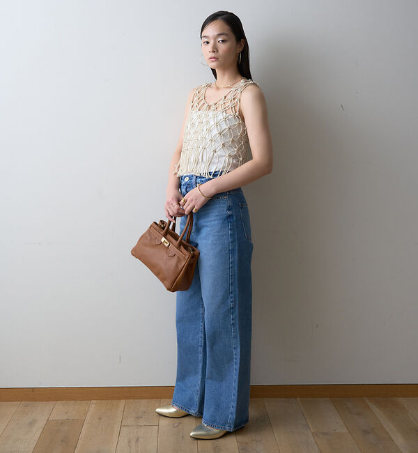 Rouge vif「【一部店舗限定】マクラメニットベスト」|ベスト・ジレ|