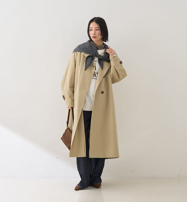 Rouge vif「撥水フォルムステンカラーコート」|ステンカラーコート|