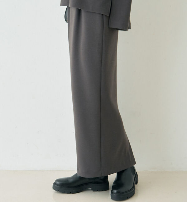 Rouge vif「【セットアップ対応】ダブルエアータイトスカート」|スカート|チャコールグレー